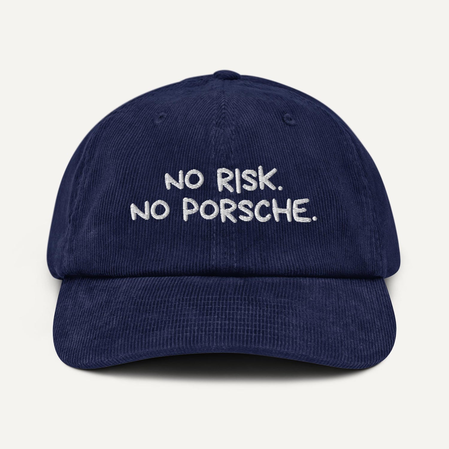 No Risk No Porsche Cord Cap