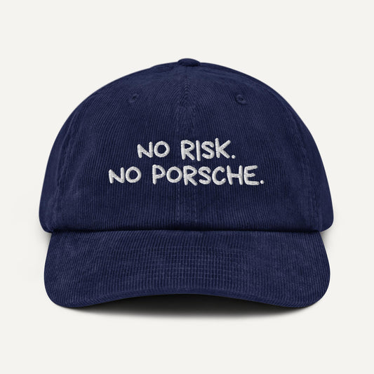 No Risk No Porsche Cord Cap